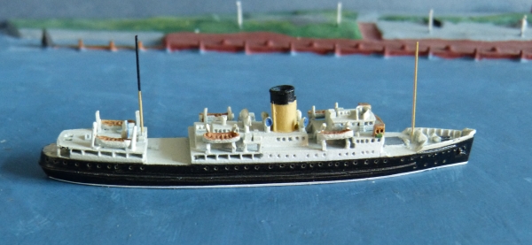 Albatros Ship Model 85 - old Steamer / Ferry Princess Maud - 1:1250