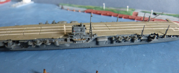 Neptun 1214 Ship Model Japanese Navy 2. World War Aircraft Carrier Hiryu Scale 1:1250