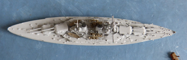 Navis Ship Model 1A N - German First World War Battleship Baden - Scale 1:1250