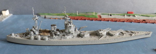 Neptun Ship Model N 1102 Royal Navy 2. World War Battleship Rodney Scale 1:1250