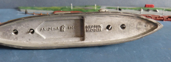 Neptun Ship Model N 1306 US Navy Battleship Arizona Scale 1:1250