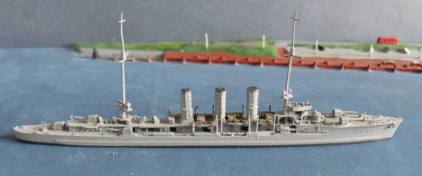 Navis Ship Model 43 N Scale 1:1250 imperial german Navy First World War Cruiser Frankfurt