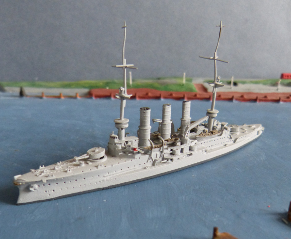 Navis Ship Model 33 N Scale 1:1250 imperial german Navy First World War Ironclad Prinz Adalbert
