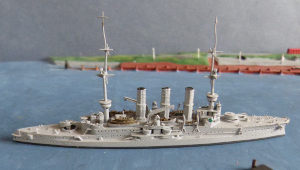 Navis Ship Model 33 N Scale 1:1250 imperial german Navy First World War Ironclad Prinz Adalbert