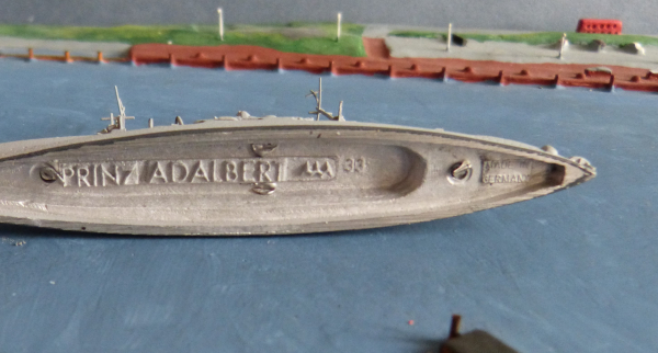 Navis Ship Model 33 N Scale 1:1250 imperial german Navy First World War Ironclad Prinz Adalbert