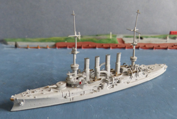 Navis Ship Model 32 N Scale 1:1250 imperial german Navy First World War Ironclad Roon