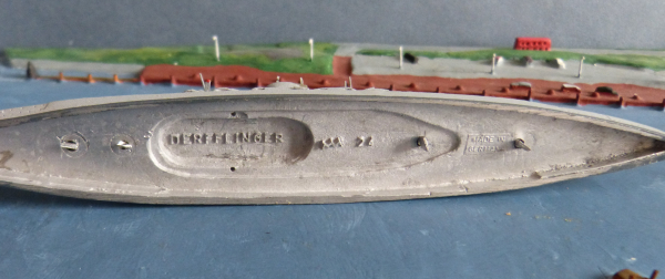 Navis Ship Model 24N German First World War Battlecruiser Derfflinger 1:1250