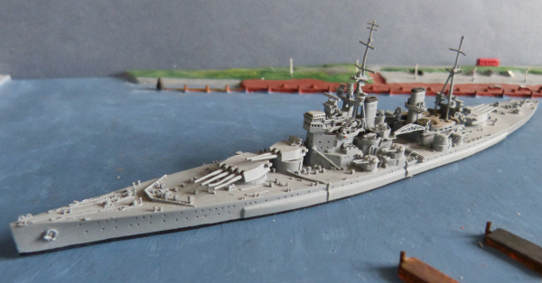 Neptun Ship Model N 1101 B Royal Navy 2. World War Battleship Prince of Wales Scale 1:1250