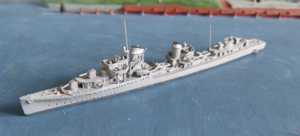 Neptun Ship Model 1065 - German 2. World War Destroyer Z 1 - 4 , 1:1250