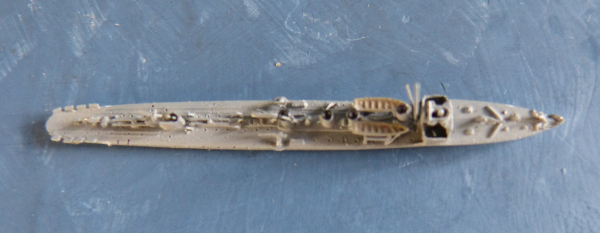 Rhenania 98 Ship Model 1:1250 swedish Torpedoboat Wachtmeister