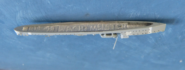 Rhenania 98 Ship Model 1:1250 swedish Torpedoboat Wachtmeister