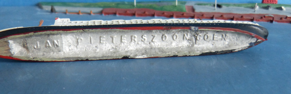 Rhenania Ship Model RHE 15 old Steamer Passengership Jan Pieterzoon Coen 1:1250