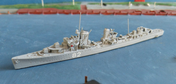 Neptun Ship Model 1064 German Second World War Destroyer Z 9 - 13 Scale 1:1250