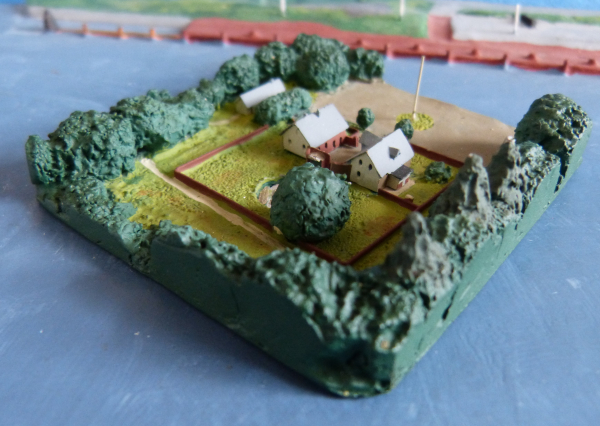 Pharos Modell 1a dänischer Leuchtturm Lodbjerg mit Gelände Maßstab 1:1250