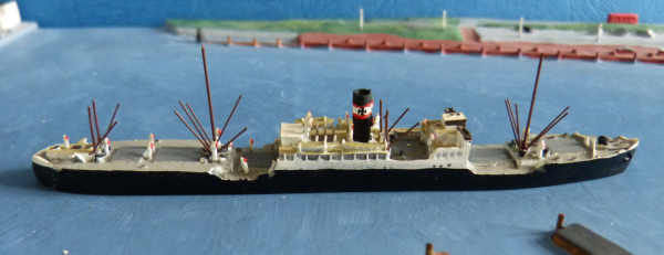 Poseidon  Modell PO 15 Dampfer Frachter Weissenfels Maßstab 1:1250 DDG Hansa