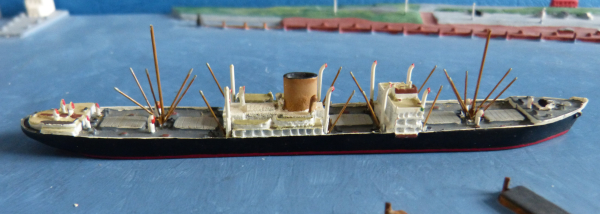 Poseidon  Modell PO 19 Dampfer Frachter Weser Maßstab 1:1250 NDL Bremen