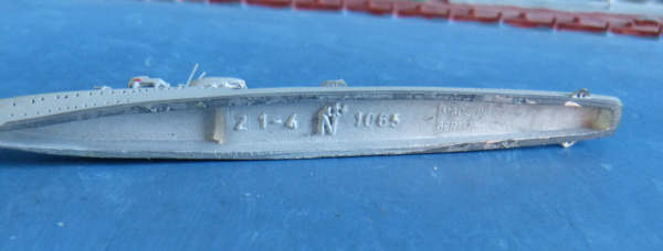 Neptun Ship Model 1065 German 2. World War Destroyer Z 1 - 4 Scale  1:1250