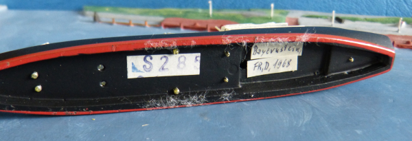 Hansa Modell S 285 Frachtschiff Bayernstein Hapag Lloyd 1 : 1250