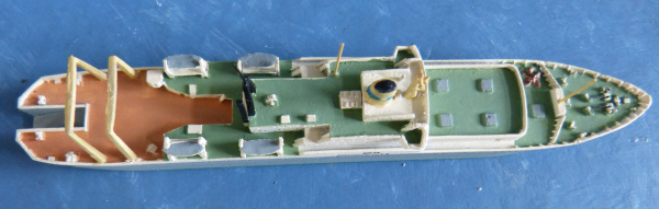 Albatros Modell ALF 1 DDR Fischtrawler Junge Welt 1:1250