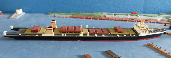 Hansa Modell S 287 Hapag Lloyd Frachter Lash Ship München 1:1250