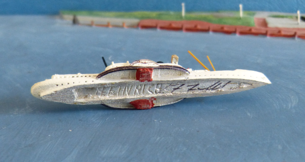 CM ART 1994 Modell Dampfer Prinzessin Heinrich Raddampfer 1:1250