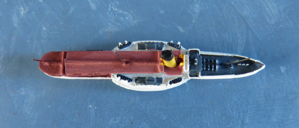 Hydra ART HY 5 Modell Dampfer Freia Raddampfer 1:1250
