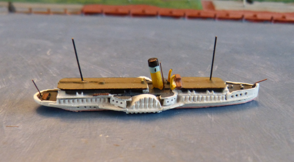 Hydra ART HY 4 Modell Dampfer Cuxhaven Raddampfer 1:1250