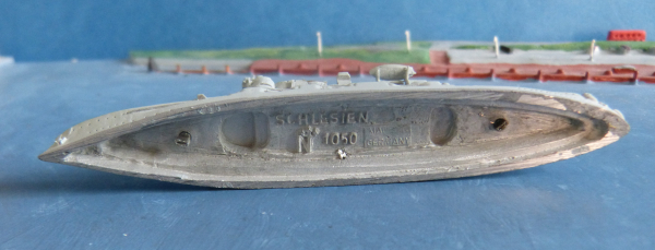 Neptun Modell N 1050 Linienschiff Schlesien 1:1250 deutsche Kriegsmarine