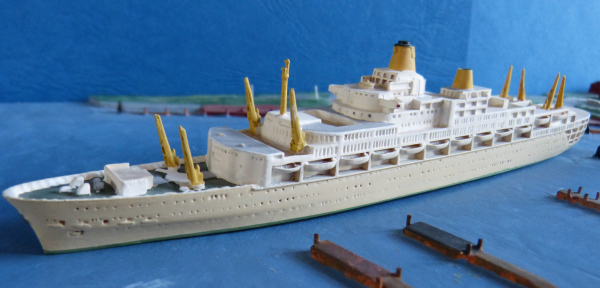 Helvetia Resin Modell HEL 11 Passagierschiff Oriana P & O Line 1 : 1250