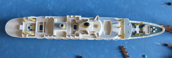 Helvetia Resin Modell HEL 11 Passagierschiff Oriana P & O Line 1 : 1250
