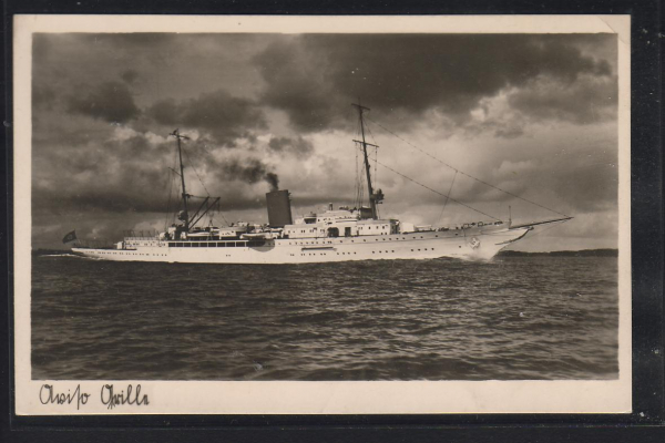 Postcard Aviso Grille - 2. WW German Navy , Fieldpost 1940 !