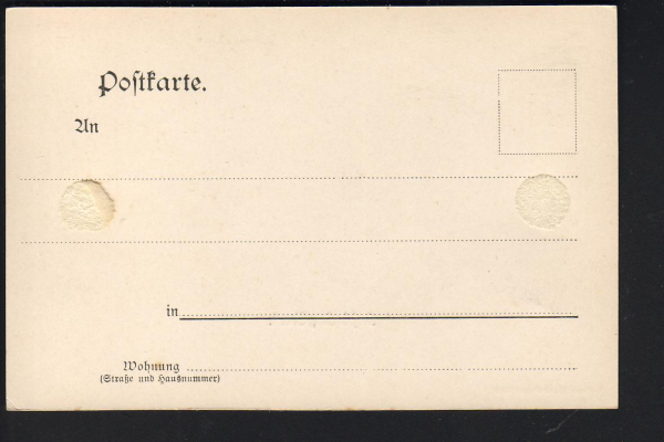 Postkarte des Kanonenbootes Eber der deutschen kaiserlichen Marine !