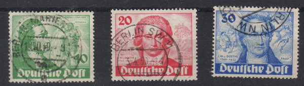 Germany Stamp Berlin Michel Nr.:  61 - 63 Used ! Proofed - Schlegel