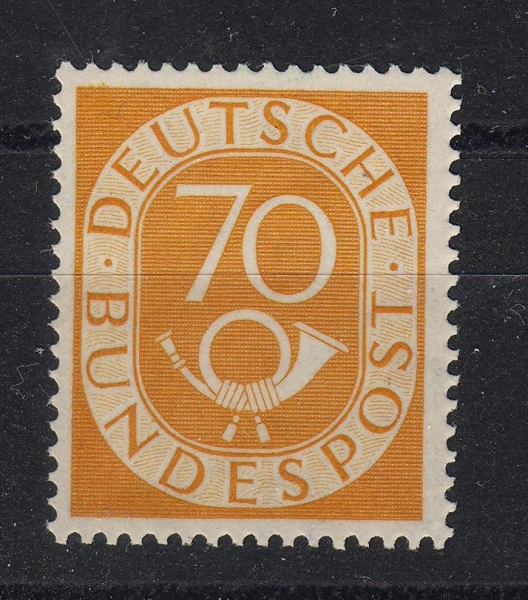 Posthotn Bundespost Nr. 136 / Postfrisch , geprüft Schlegel