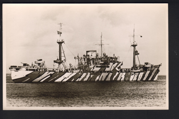 Photocard german Sperrbrecher Minerva , 2. WW Third Reich Navy !