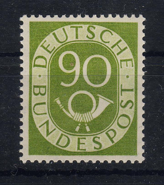 Germany Bundespost Michel Nr.: 138 ( Posthorn ) Mint  ! Proofed - Schlegel - Kopie