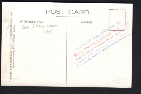 Postcard Russian 2 Man Submarine First World War !