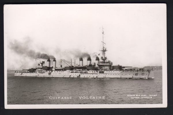 Postcard by Marius Bar Cruiser / Ironclad Voltaire !