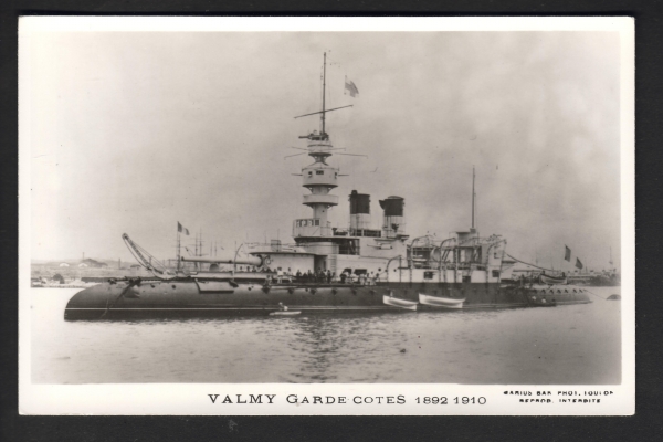 Postcard French Cruiser / Ironclad Valmy of 1892 !