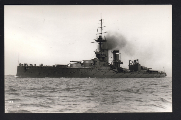 Fotokarte vom Schlachtschiff Audacious !