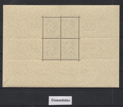Deutsches Reich Block Nr. 9 , postfrisch & geprüft Schlegel !