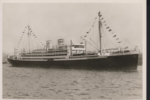 Postcard of the Liner Orinoco / Hamburg-Amerika Line !