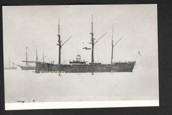 Photo French Ironclad , Cruiser Invincible !