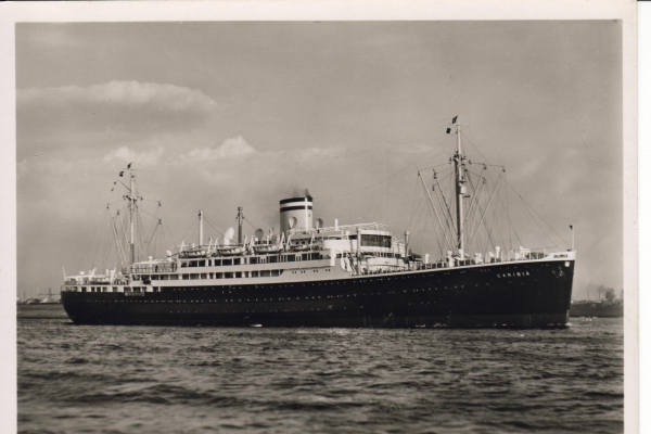 Postcard of the Liner Caribia / Hamburg-Amerika Line !