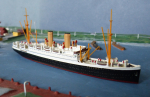 Mercator M 585 Ship Model Steamer Passenger Ship Der Deutsche Hapag - 1:1250