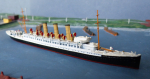 Mercator Ship Model M 424 german Passenger Steamer Kaiserin Maria Theresia 1 : 1250 NDL Bremen