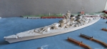 Neptun Ship Model 1000 : German 2. World War Battle Ship Project H Class - Scale 1:1250
