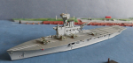 Neptun Ship Model 1115 -  Scale 1250 Royal Navy 2. World War Aircraft Carrier HMS Hermes plus 4 Airplanes