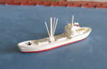 Fuchs Ship Model FU 01 german Freightship Mimi Horn Scale 1:1250