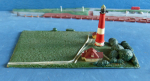 Pharos Model PH 5 Lighthouse Pellworm  with surrounding Scale 1:1250
